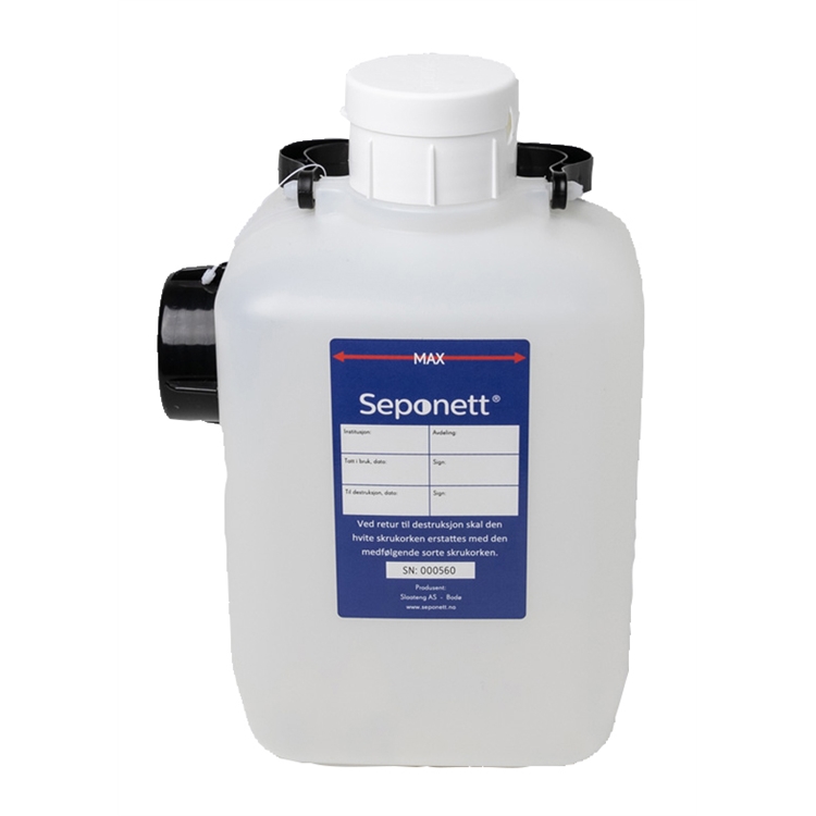 Lääkejäteastia nesteille Seponett LP-25 2,5L