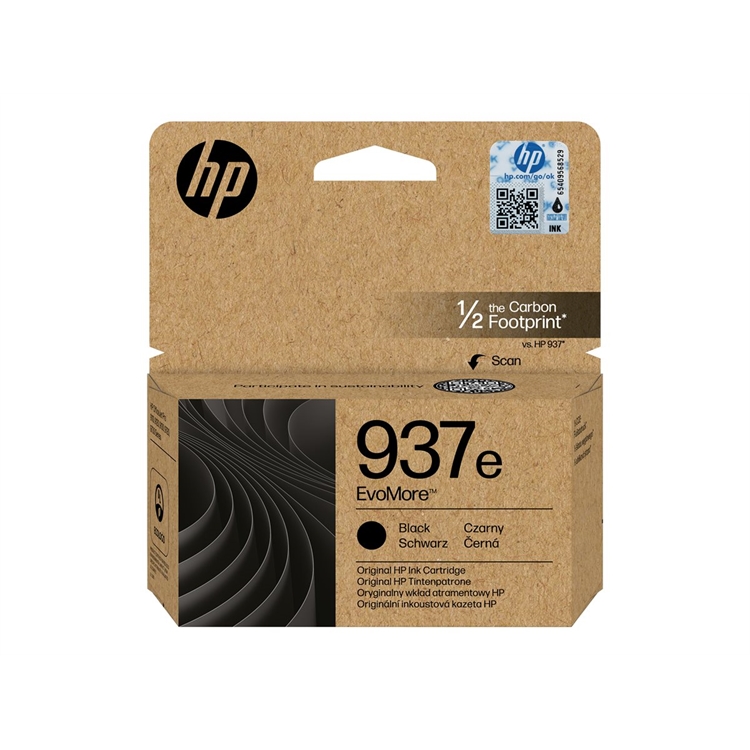 Inkjet HP 937e EvoMore musta 3,1K