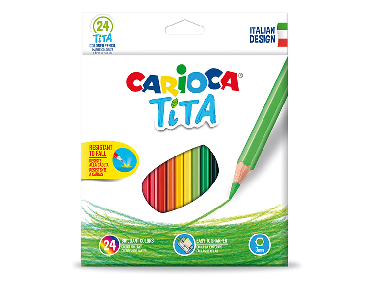 Värikynä CARIOCA Tita värilajitelma /24