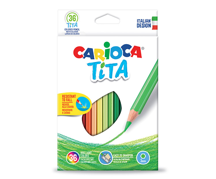Värikynä CARIOCA Tita värilajitelma /36