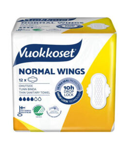 Terveysside Vuokkoset Normal Wings ohut /12