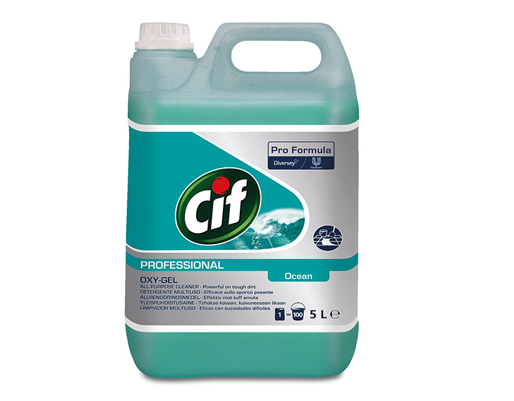 Yleispuhdistusaine Cif Professional Oxy-Gel Ocean 5 l