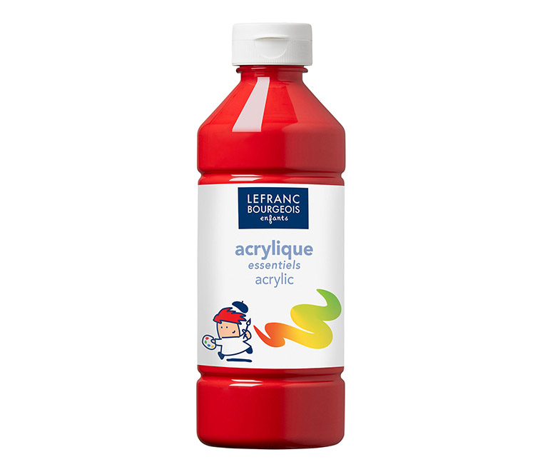 Akryyliväri Lefranc & Bourgeois punainen 500 ml