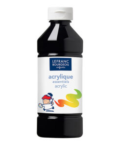 Akryyliväri Lefranc & Bourgeois musta 500 ml