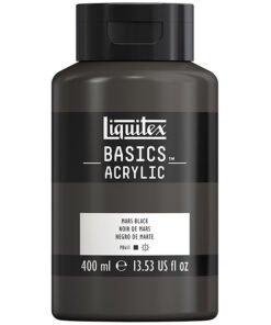 Akryyliväri Liquitex Basics marsinmusta 400 ml