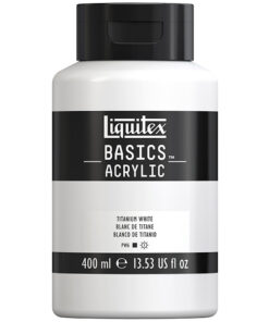 Akryyliväri Liquitex Basics titaaninvalkoinen 400 ml