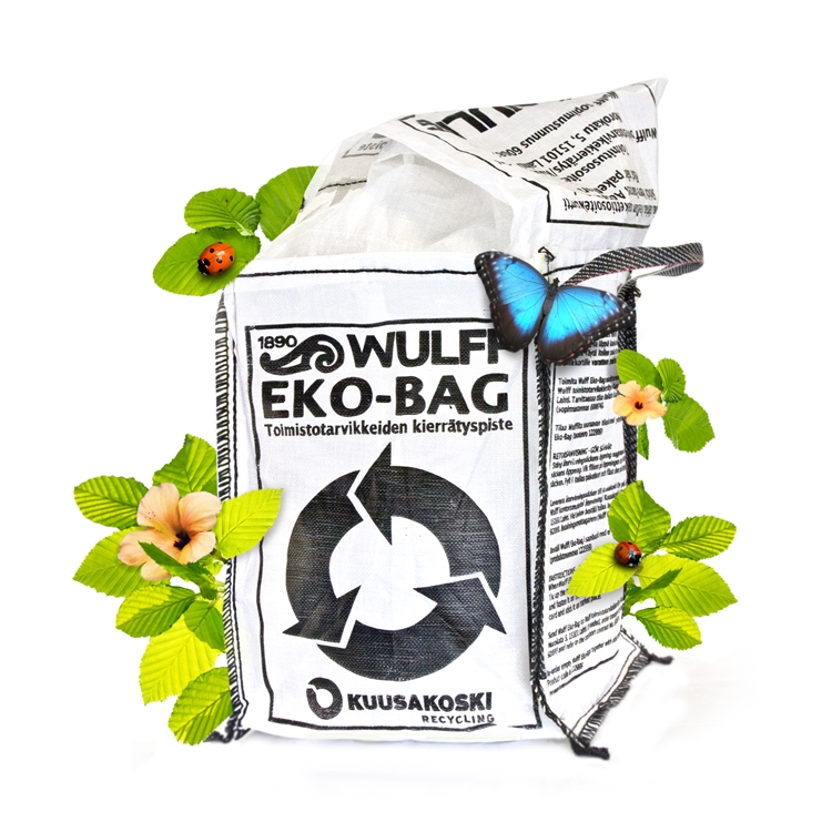 Wulff Eko-Bag kierrätyssäkki (sis kuljetuksen ja jätemaksun)