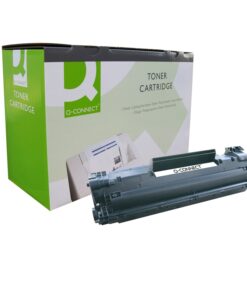 Laservärikasetti Q-CONNECT HP CB436A musta