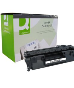 Laservärikasetti Q-CONNECT HP CE505A musta