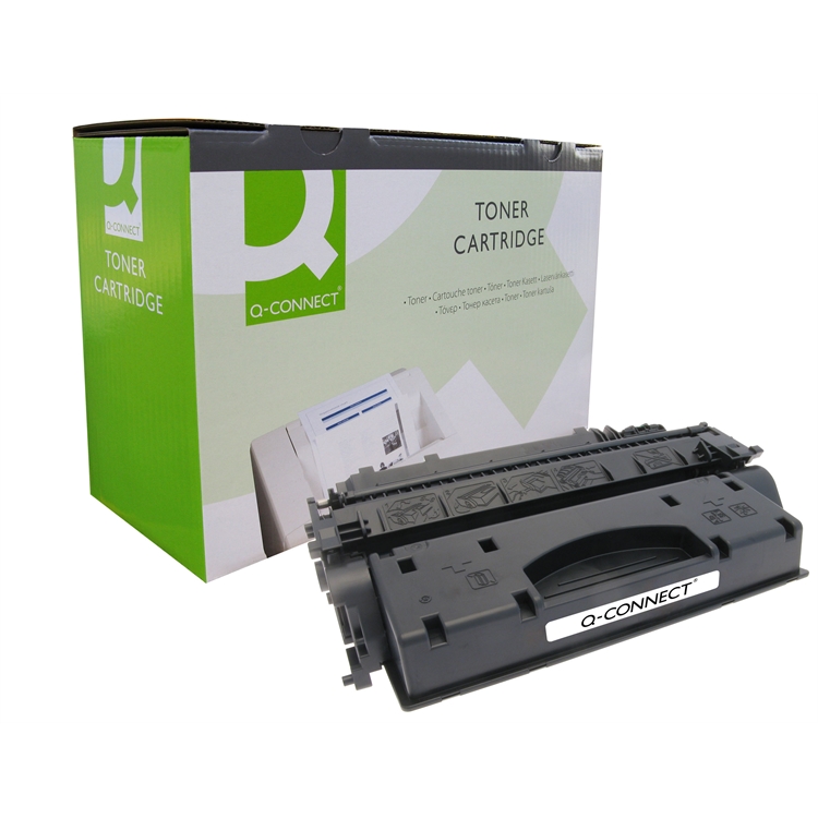 Laservärikasetti Q-CONNECT HP CE505X musta