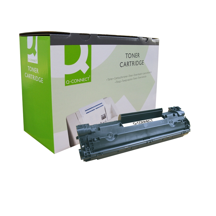 Laservärikasetti Q-CONNECT HP CB435A musta