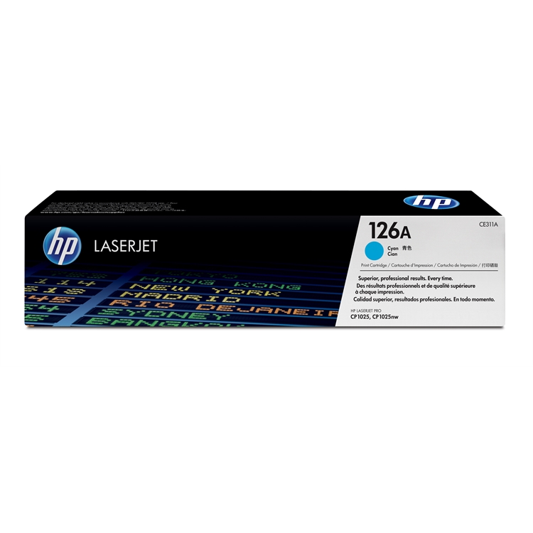 Värikasetti HP CE311A CLJ  Pro Cp1025 sininen