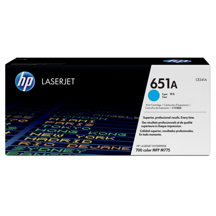 Värikasetti HP CE341A /651A 700 Color Mfp M775 sin
