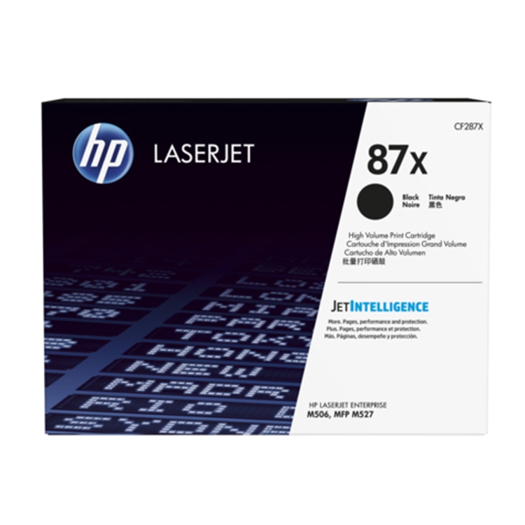 Laser HP CF287X LJ M 506/M527 musta