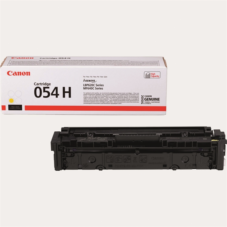 Värikasetti laser Canon 054H Y LBP622/MF644 keltainen
