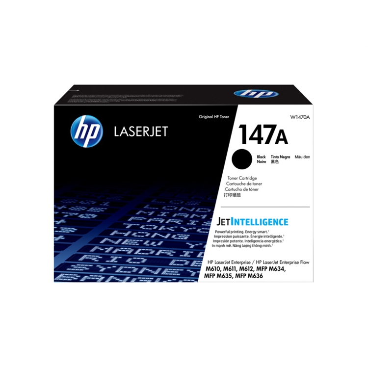 Värikasetti Laser HP W1470X 147X musta