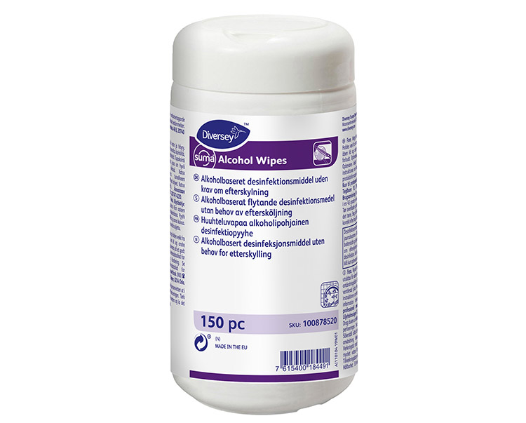 Desinfektiopyyhe Suma Alchohol Wipes 150 kpl