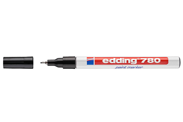 Maalikynä Edding 780 permanent 0,8 mm musta