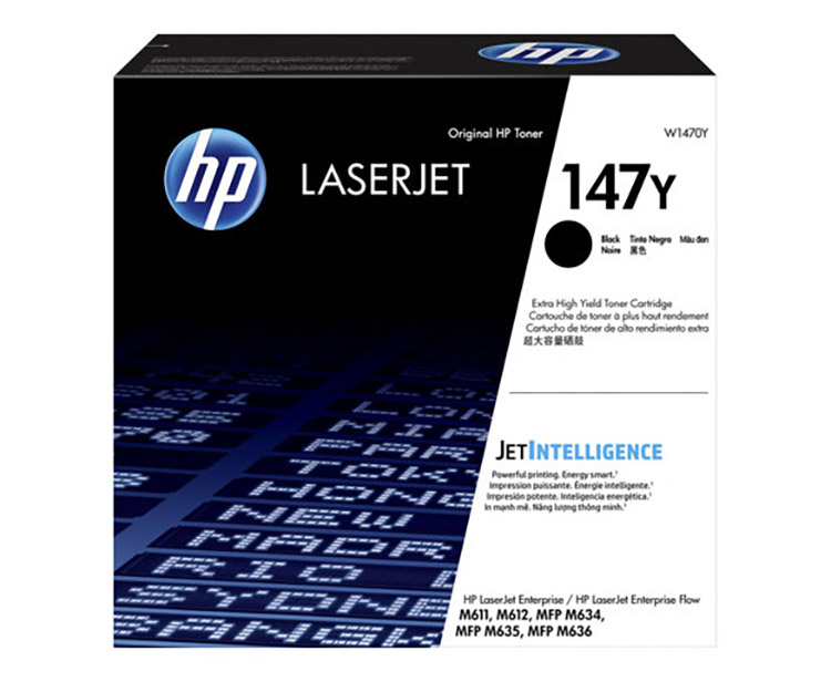 Laservärikasetti HP W1470Y 147Y musta 42000sivua