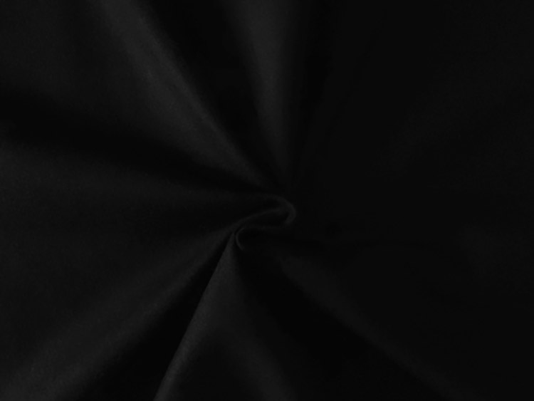Flanellikangas 140 cm x 5 m musta
