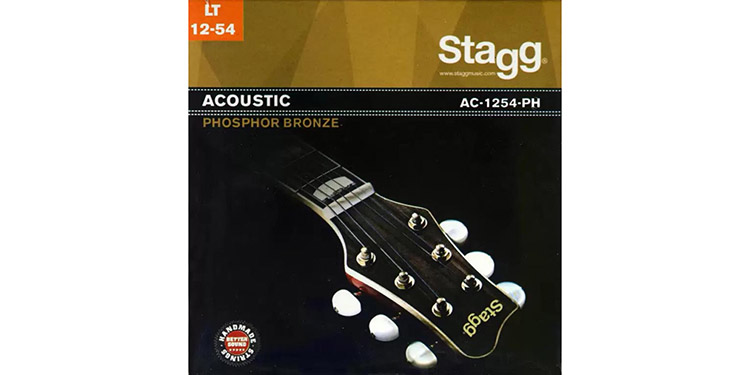 Akustisen kitaran kielet Stagg AC-1254-PH (12-54) teräs