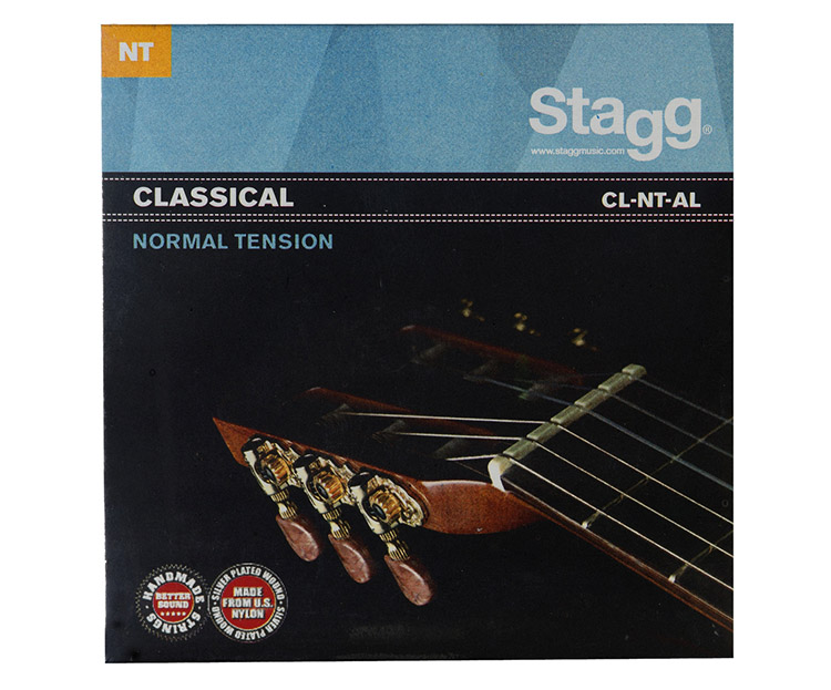 Akustisen kitaran kielet Stagg CL-NT-AL nylon
