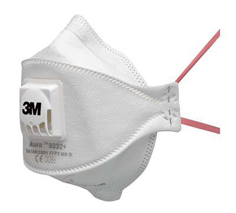 Hengityssuojain 3M Aura 9332+ FFP3 venttiilillä