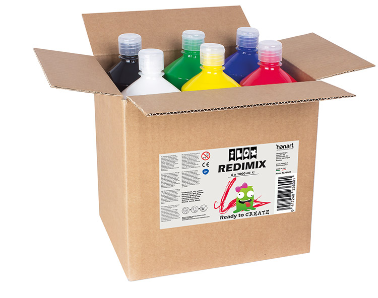 Valmisväri ILOX Redimix perusvärit 6 x 1000 ml