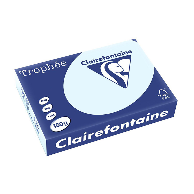 Kopiopaperi Trophée 160G A4/250 vaaleansininen