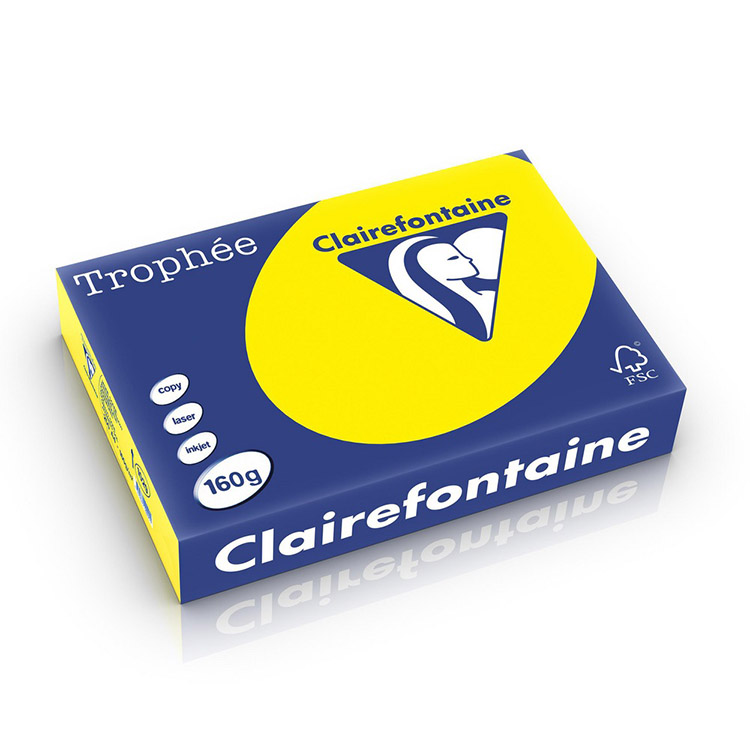 Kopiopaperi Trophée 160G A4/250 keltainen