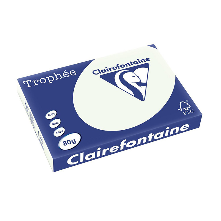Kopiopaperi Trophée 80G A3/500 vaaleanvihreä