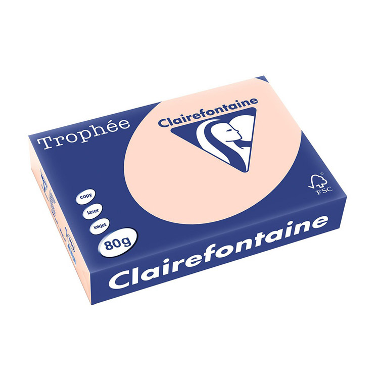 Kopiopaperi Trophée 80G A4/500 lohenpunainen