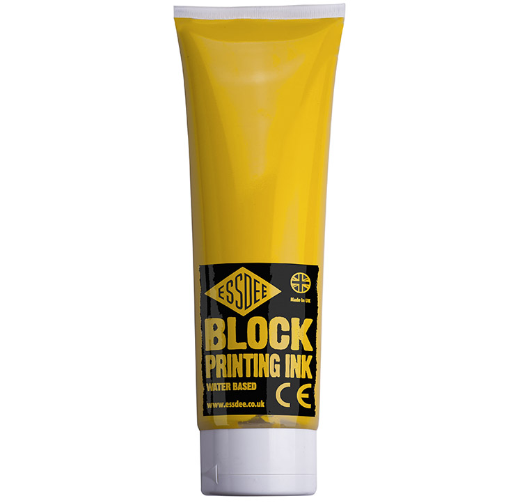 Linoväri Essdee Block Printing Ink 300 ml keltainen