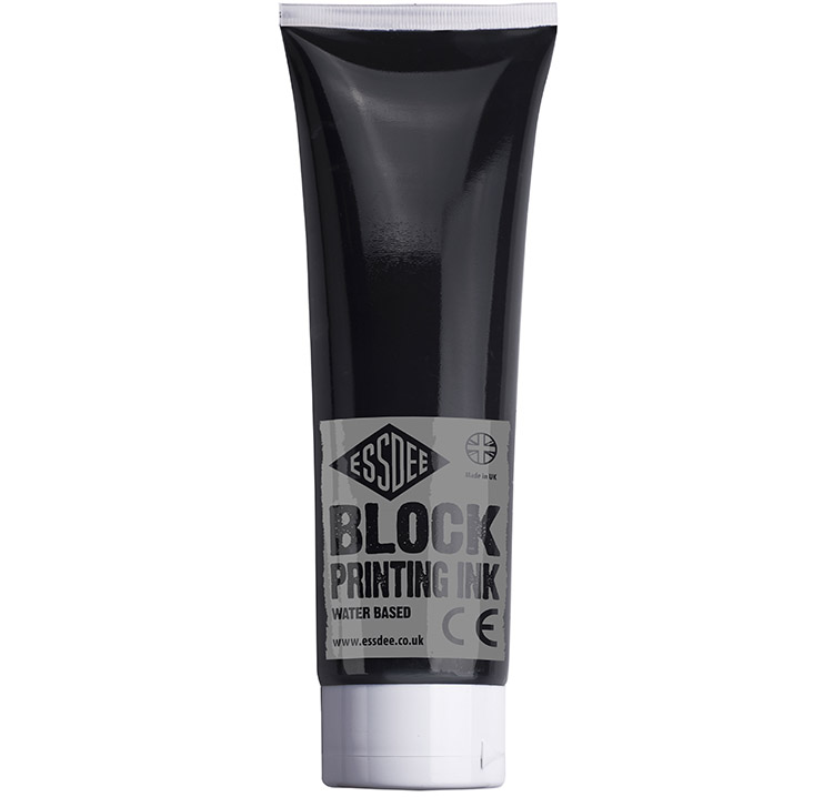 Linoväri Essdee Block Printing Ink 300 ml musta