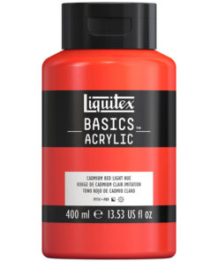 Akryyliväri Liquitex Basics kadmiuminpunainen vaalea 400 ml