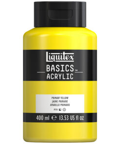 Akryyliväri Liquitex Basics peruskeltainen 400 ml