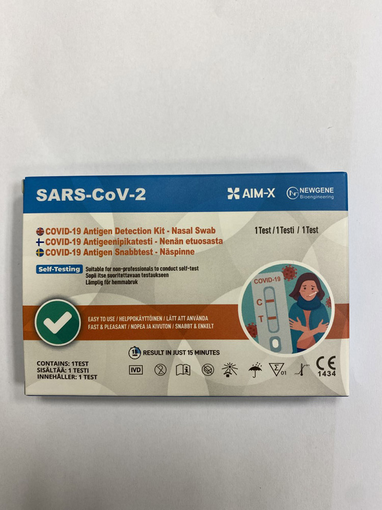 Koronapikatesti antigeeni SARS-CoV-2