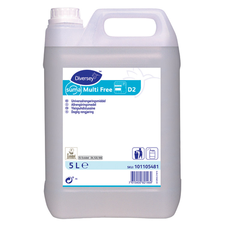Yleispuhdistusaine Diversey Suma Multi Free D2 5L