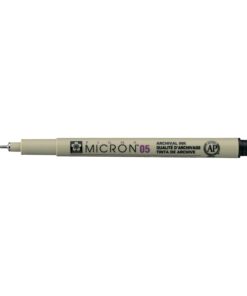 Kuitukärkikynä Sakura Micron 05 musta arkistokelpoinen