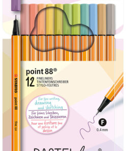 Kuitukärkikynä STABILO Point 88 Pastel Love värilaj /12
