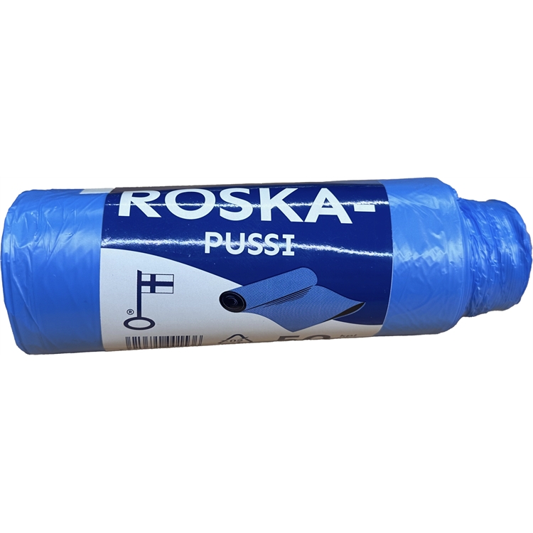 Roskapussi 20L sininen 11my 50 kpl