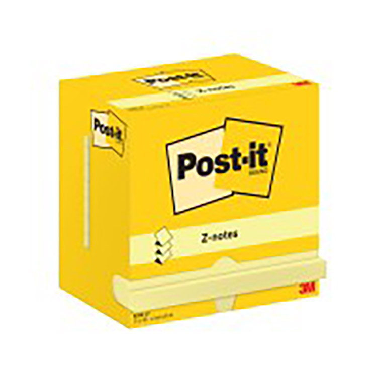 Viestilappu Post-it Z-Notes 76x127mm keltainen 12 kpl