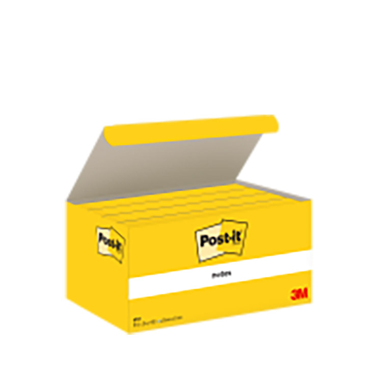 Viestilappu Post-it 38x51mm keltainen 12 kpl