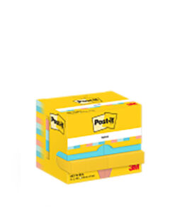 Viestilappu Post-it Beachside värilajitelma 38x51mm 12 kpl