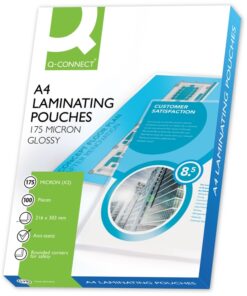 Laminointitasku Q-CONNECT A4 175 mic /100