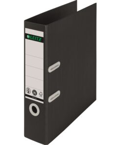 Mappi Leitz 180° Recycled A4/80 mm musta