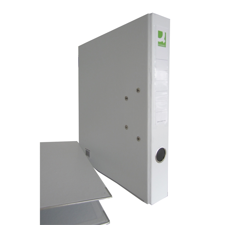 Mappi Q-CONNECT+ 500 A4 metallivahvike valkoinen