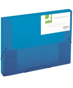 Kulmalukkokotelo Q-CONNECT A4 PP sininen