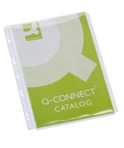 Paljetasku Q-CONNECT A4 180 mic PVC /5