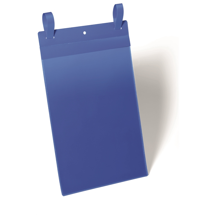 Varastotasku lenkeillä Durable A4 pysty sininen /50